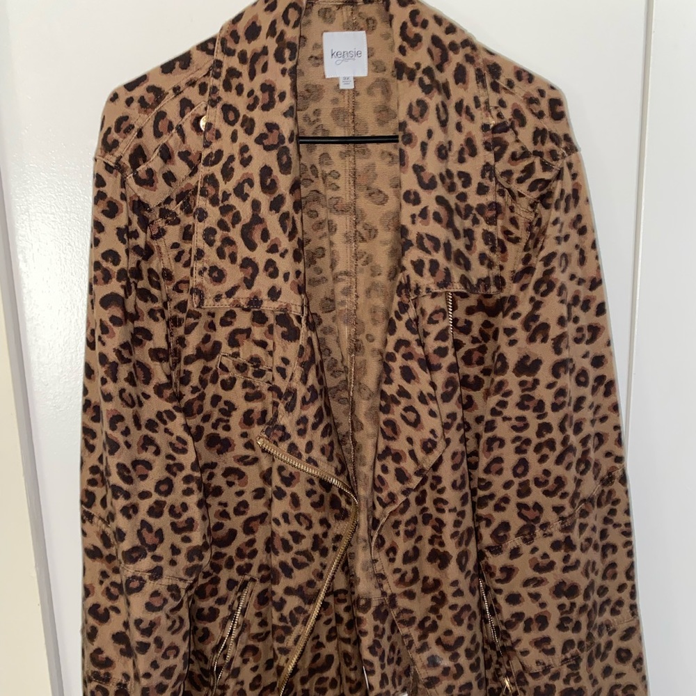 Kendrick leopard print jacket